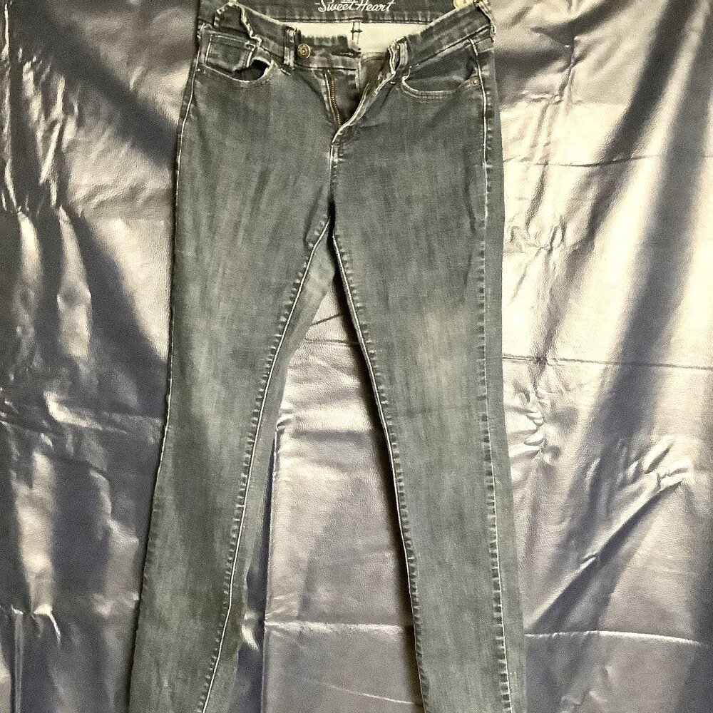 Old Navy Jeans Size 2 Sweetheart Straight Leg Blue Medium Wash Denim Stretch